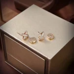 [CMT]JEUX DE GOLD DIAMOND EARRINGS - Image 4
