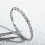 [BV]SERPENTI BRACELET SILVER DIAMOND - Image 8