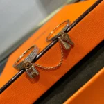 [HM]HM KELLY CLOCHETTE DOUBLE RING IN  WITH DIAMONDS - Image 9