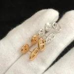 [HM]CHAINE SMALL EARRINGS GOLD AND SILVER - Image 7
