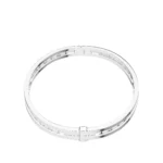 [BV]ZERO 1 SPIRAL LOGO SILVER BRACELET - Image 7
