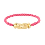 [FR]CHANCE LARGE 8 FIGURE BUCKLE NO DIAMOND BRACELET GOLD - Image 5