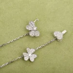 [VCA]FRIVOLE SILVER 9 FLOWERS NECKLACE - Image 4