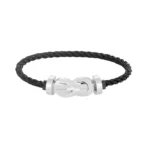 [FR]CHANCE LARGE 8 FIGURE BUCKLE NO DIAMOND BRACELET SILVER - Image 8