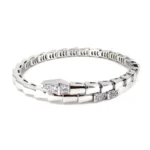 [BV]SERPENTI BRACELET DIAMONDS SILVER