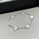 [VCA]CLOVER SILVER MOP 5 MOTIF BRACELET - Image 3