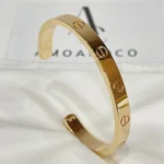 [CA]LOVE BRACELET 6.1MM OPEN CUFF - Image 2