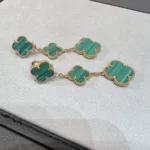 [VCA]CLOVER MALACHITE 3 MOTIFS GOLD - Image 3