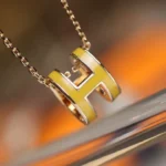 [HM]POP H PEDANT PINK GOLD - Image 5