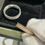 [VCA]PERLEE DIAMOND ROSE GOLD RING - Image 10