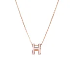 [HM]POP H PEDANT PINK GOLD