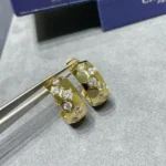 [CMT]BEE LOVE DIAMOND HOOP EARRINGS - Image 3