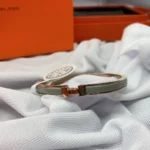 [HM]CLASSIC HM CLIC GREEN 8MM ENAMEL BRACELET - Image 7