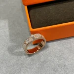 [HM]KELLY PINK GOLD DIAMOND RING - Image 4