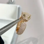 [CA]PANTHERE PINK GOLD DIAMOND RING - Image 10