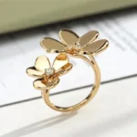 [VCA]CLOVER COMOS GOLD DIAMOND RING - Image 2