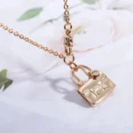 [HM]AMULETTE PEDANT ROSE GOLD NECKLACE - Image 9