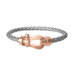 [FR]FORCE LARGE HORSESHOE NO DIAMOND BRACELET ROSE GOLD