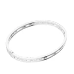 [BV]ZERO 1 SPIRAL LOGO SILVER BRACELET - Image 6