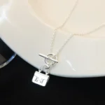 [HM]POP H PEDANT SILVER NECKLACE - Image 2