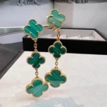 [VCA]CLOVER MALACHITE 3 MOTIFS GOLD - Image 9