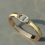 [HM]CLIC CHAINE PINK GOLD BRACELET - Image 3