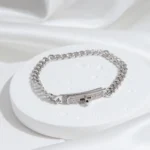[HM]KELLY CHAIN SILVER DIAMOND BRACELET - Image 2