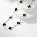 [VCA]CLOVER 10 MOTIFS ONYX NECKLACE - Image 12
