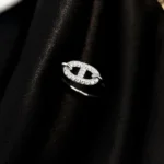 [HM]RONDE SMALL SILVER DIAMOND RING - Image 4