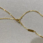 [VCA]CLOVER 25MM NECKLACE GOLD CARNELIAN - Image 5