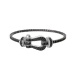 [FR]FORCE  LARGE HORSESHOE FULL DIAMOND TENNIS BRACELET - Image 10