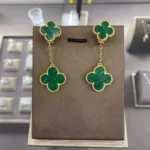 [VCA]CLOVER 2 MOTIFS  EARRINGS - Image 4