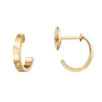 [CA]LOVE EARRINGS 2.65MM GOLD