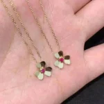 [VCA]FRIVOLE GOLD FLOWER NECKLACE - Image 2