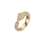 [CA]PANTHERE PINK GOLD DIAMOND RING