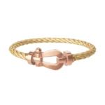 [FR]FORCE LARGE HORSESHOE NO DIAMOND BRACELET ROSE GOLD - Image 2