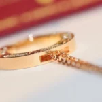 [CA]LOVE NECKLACE ADJUSTABLE ROSE GOLD - Image 5