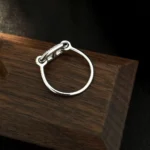 [HM]RONDE SMALL SILVER DIAMOND RING - Image 6