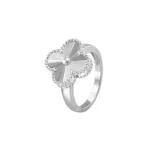 [VCA]CLOVER SILVER RING