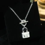 [HM]POP H PEDANT SILVER NECKLACE - Image 9