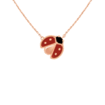 [VCA]LUCKY  CARNELIANS LADYBUG NECKLACE - Image 4